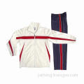 Men's Tracksuits, Fashionable Sportswear, Suit for Winter/Spring, Made of 100% Polyester, Red/White